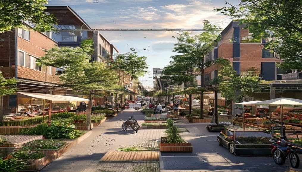 A city shell becoming a living host
