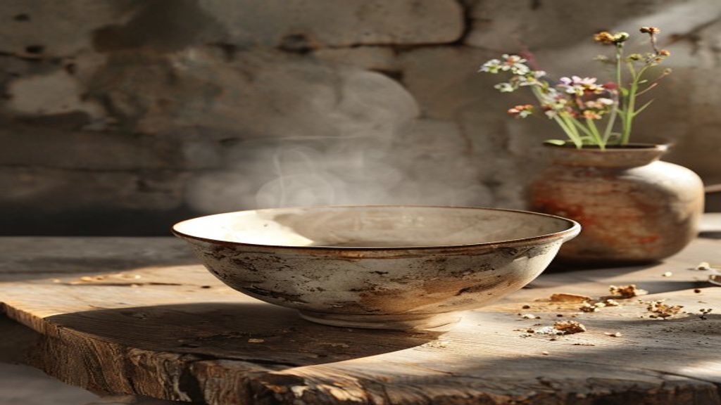 Wabi-sabi morning table