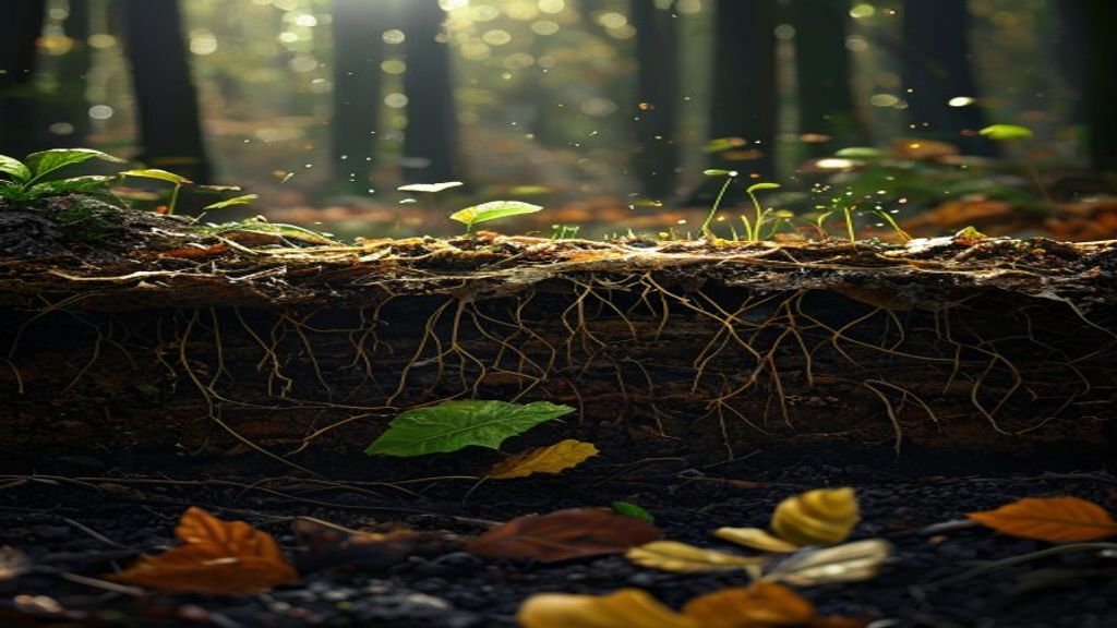 Forest floor decomposition