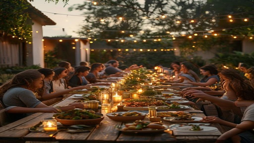 Shared evening meal