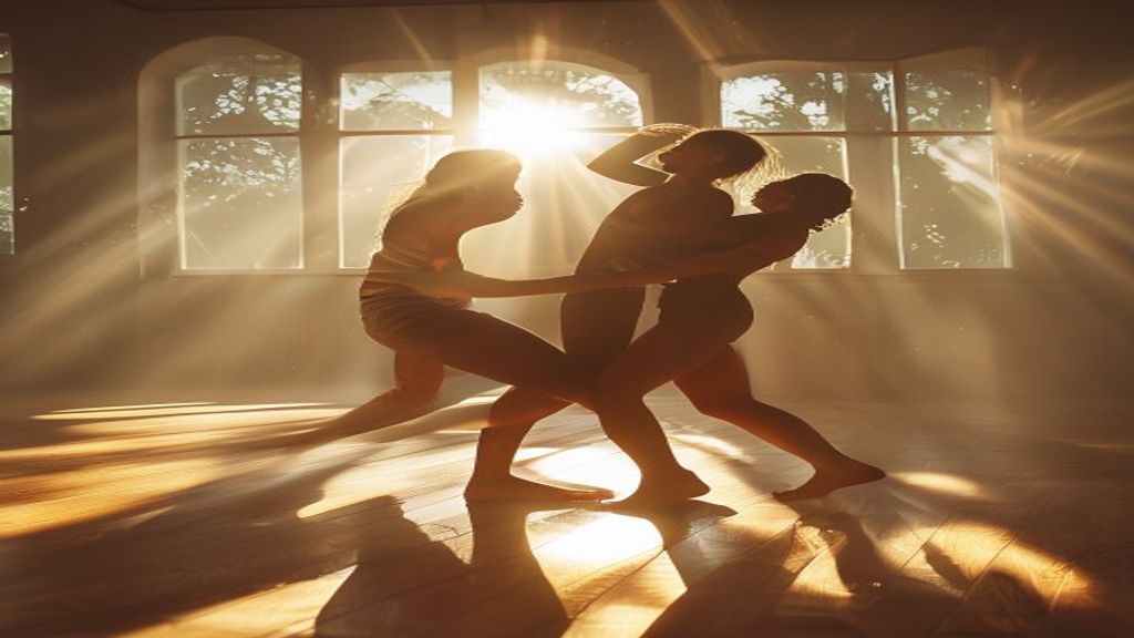 Contact improvisation in the round room