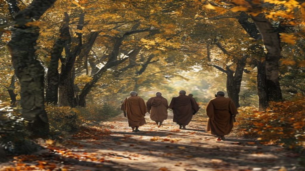 Plum Village walking meditation