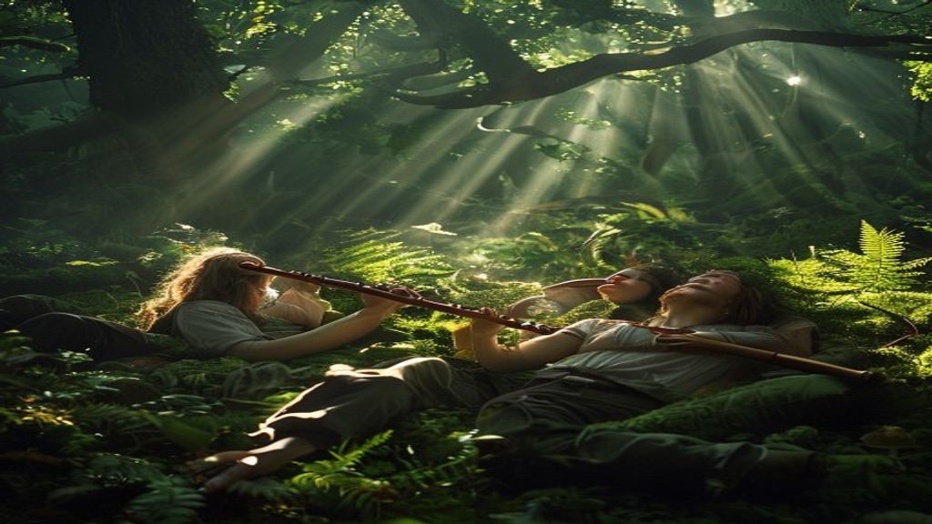 Forest sound bath